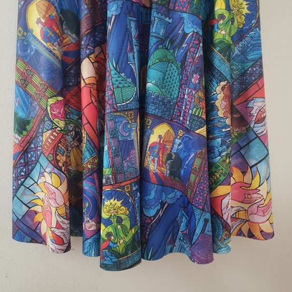 Disney x BlackMilk Beauty & The Beast Skater Dress - Picture 8 of 9